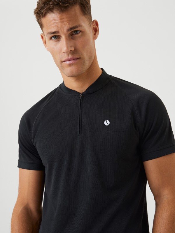 Bjorn Borg ace performance zip polo 10002180-bk001