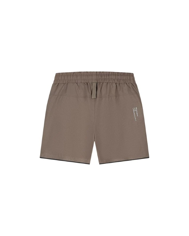 Malelions Sport Active Shorts Taupe ms2-aw24-31-336