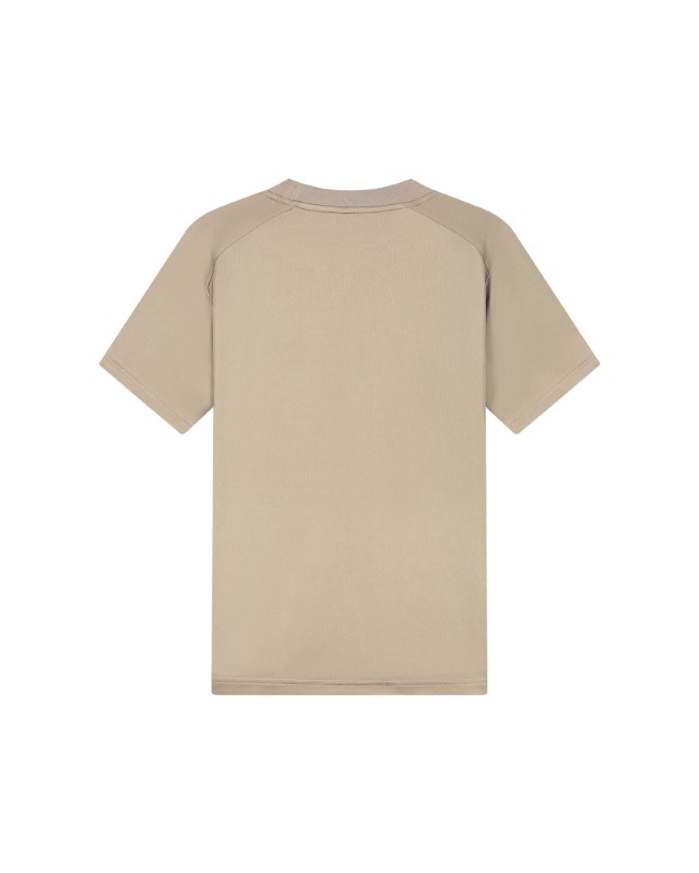 Malelions Sport Active T-Shirt Taupe ms2-aw24-29-336