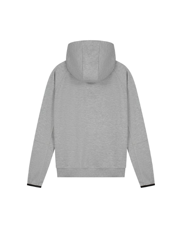 Malelions Sport Counter Half-Zip Hoodie 2.0 Grey Mel ms2-aw24-35-992