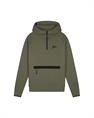 Malelions Sport Counter Half Zip Hoodie ms2-aw24-35-036