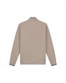 Malelions Sport Counter Half Zip Taupe ms1-aw24-15-336