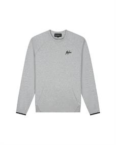 Malelions Sport Counter Sweater 2.0 Grey Mel ms2-aw24-39-902