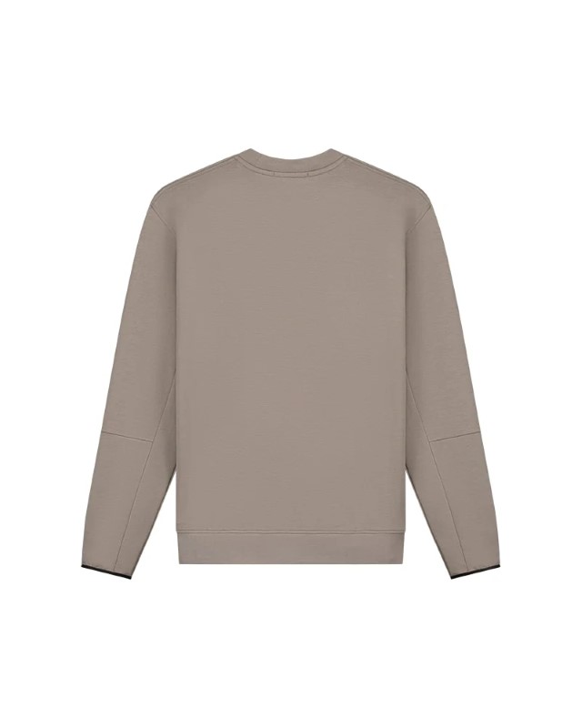 Malelions Sport Counter Sweater Taupe ms1-aw24-23-336