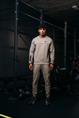 Malelions Sport Counter Trackpants Taupe ms1-aw24-25-336