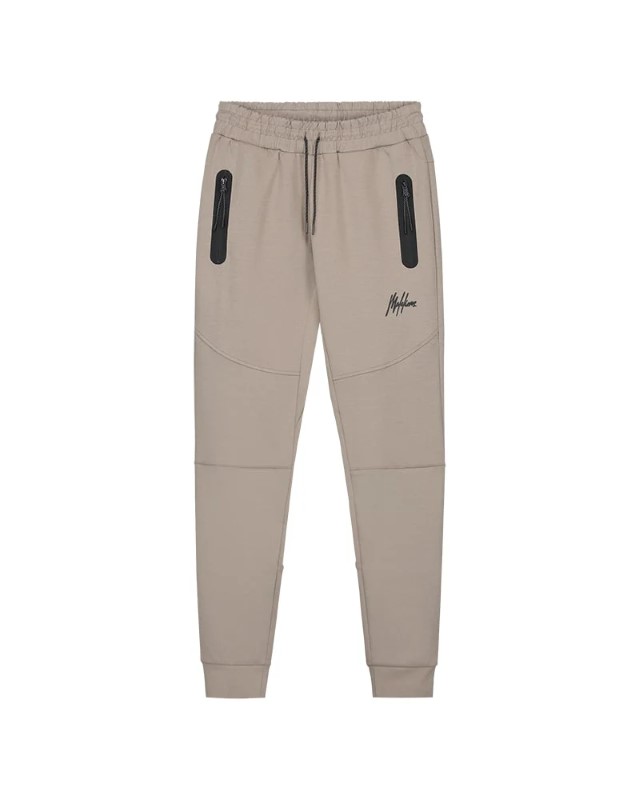 Malelions Sport Counter Trackpants Taupe ms1-aw24-25-336