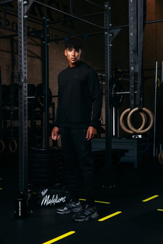 Malelions Sport Counter Trackpants Zwart ms1-aw24-25-900