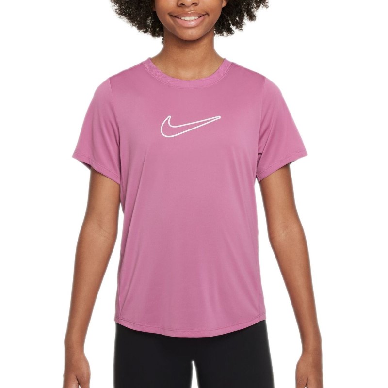 NIKE nike one girls' dri-fit short-sleev fz5600-646