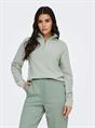 ONLY PLAY INO HN HZ LS FLEECE JCK 15305466 aqua gray