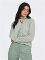 ONLY PLAY INO HN HZ LS FLEECE JCK 15305466 aqua gray