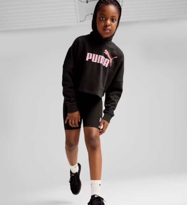 PUMA ess logo cropped hoodie g 671134-01