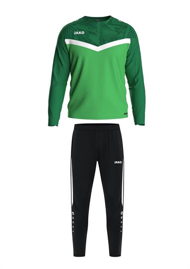 Sweater Iconic + Trainingsbroek Power zachtgroen/sportgroen