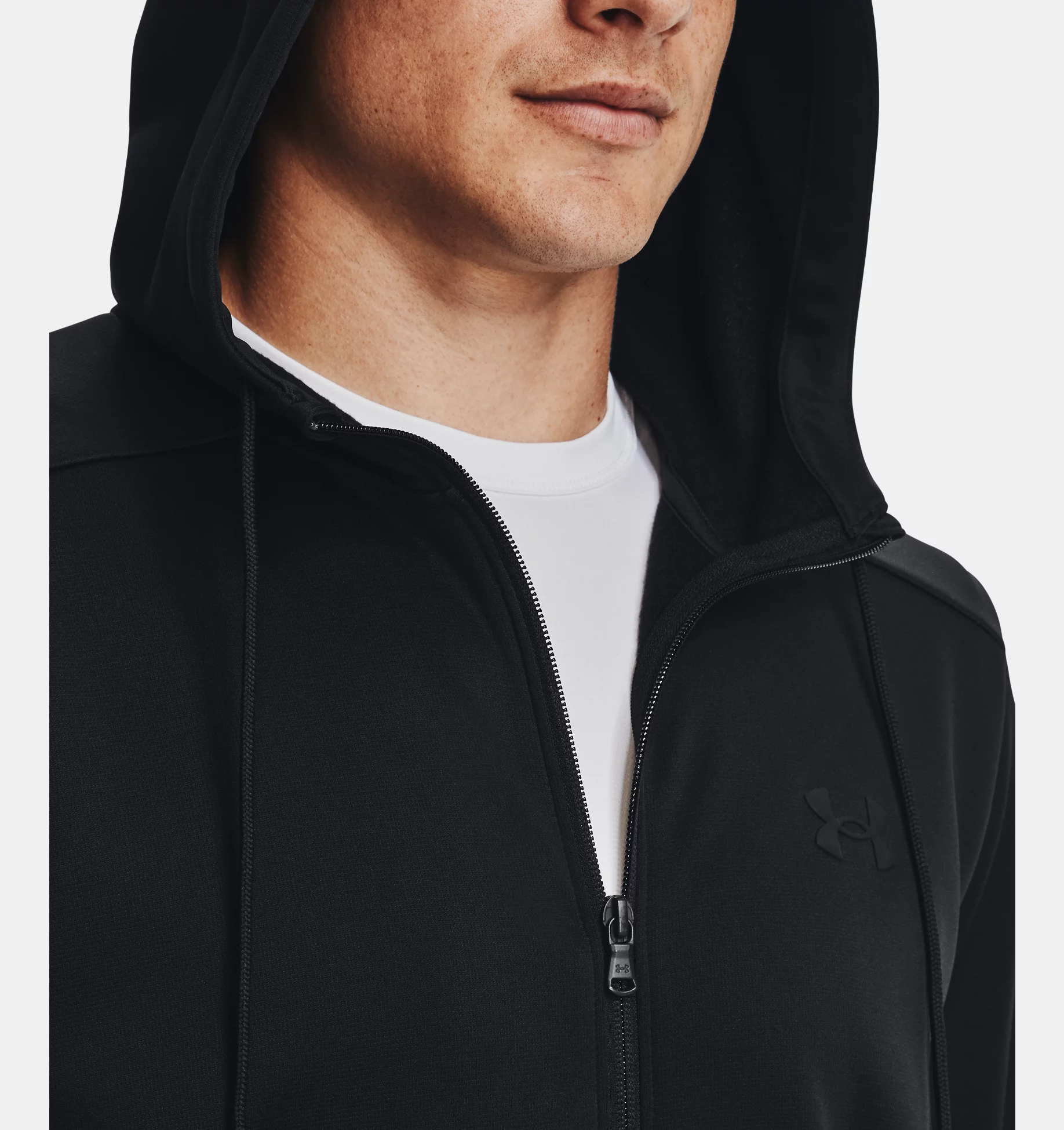 Under Armour ua armour fleece fz hoodie-blk 1373357-001