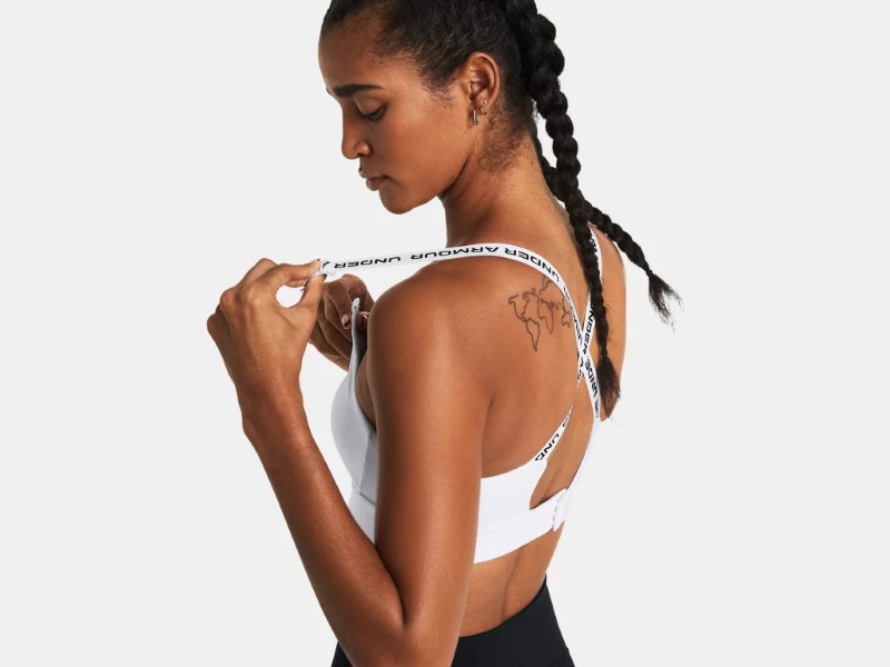 Under Armour ua infinity mid 2.0 bra-wht 1384123-100