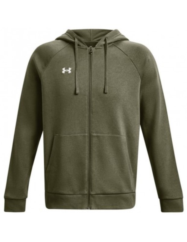 Under Armour ua rival fleece fz hoodie-grn 1379767-390