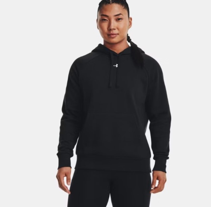 Under Armour ua rival fleece hoodie-blk 1379500-001